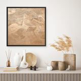 Metallic - Copper (Square) Art Print