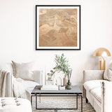 Metallic - Copper (Square) Art Print