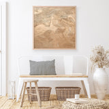 Metallic - Copper (Square) Art Print