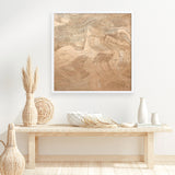 Metallic - Copper (Square) Art Print