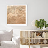 Metallic - Copper (Square) Art Print