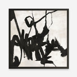 Playblack 1 (Square) Art Print