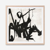 Playblack 1 (Square) Art Print