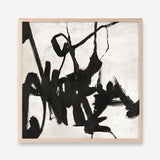 Playblack 1 (Square) Art Print