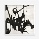 Playblack 1 (Square) Art Print