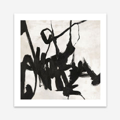 Playblack 1 (Square) Art Print