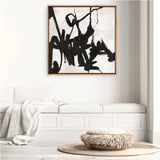 Playblack 1 (Square) Canvas Print