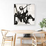 Playblack 1 (Square) Canvas Print