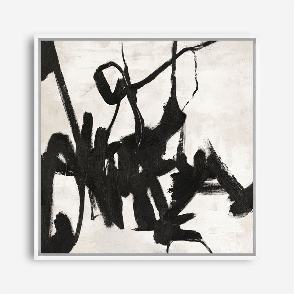 Playblack 1 (Square) Canvas Print