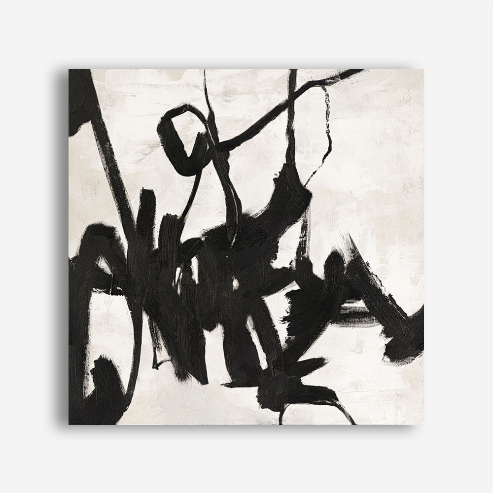 Playblack 1 (Square) Canvas Print