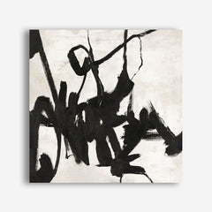 Playblack 1 (Square) Canvas Print