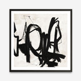 Playblack 2 (Square) Art Print