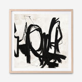 Playblack 2 (Square) Art Print