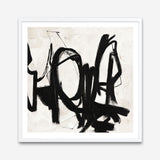 Playblack 2 (Square) Art Print