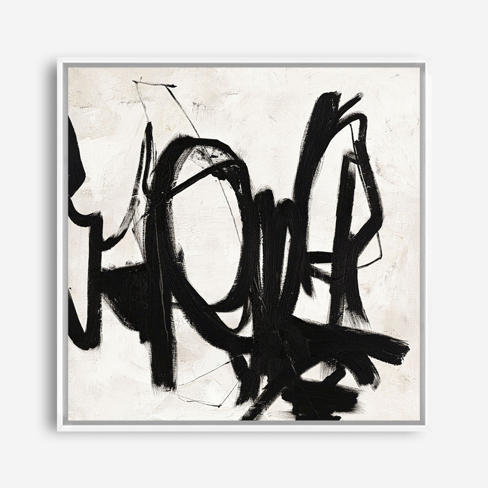 Playblack 2 (Square) Canvas Print