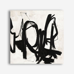 Playblack 2 (Square) Canvas Print