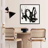 Playblack 2 (Square) Art Print