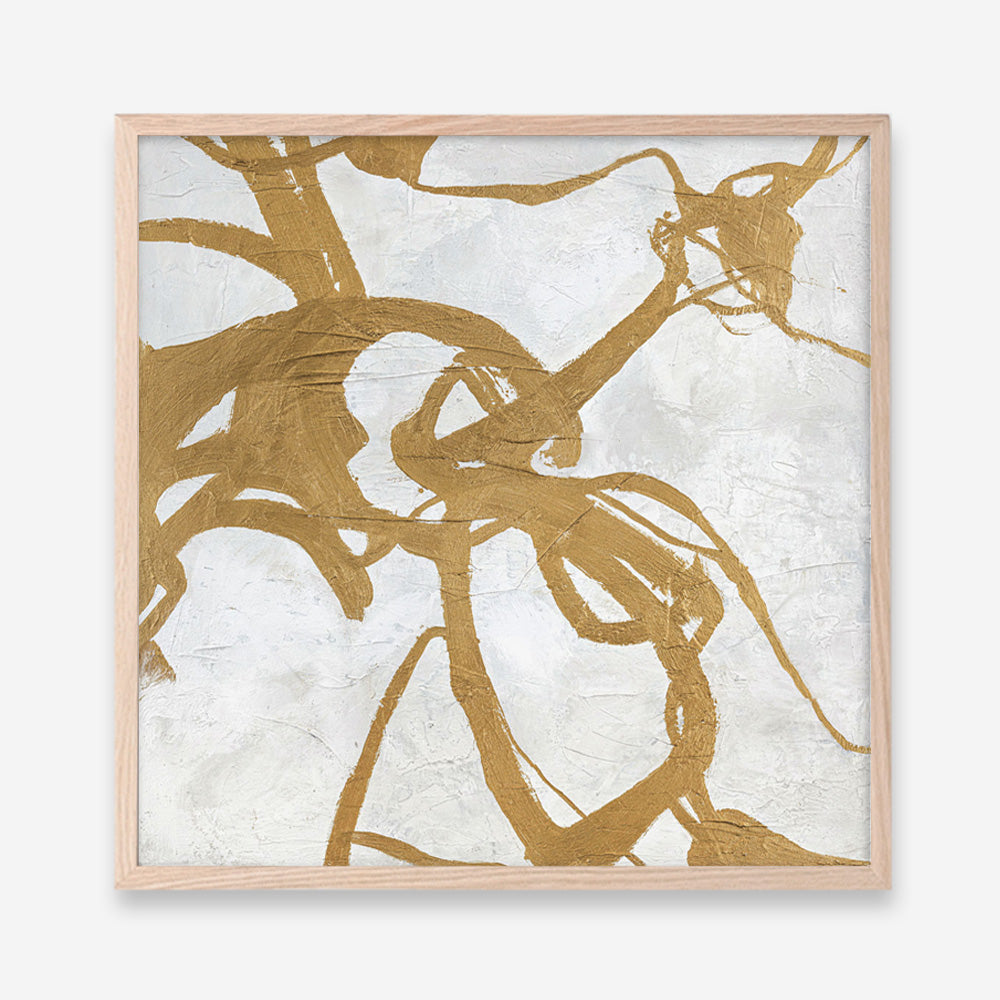 Goldplay (Square) Art Print