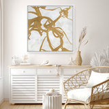 Goldplay (Square) Canvas Print