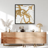 Goldplay (Square) Art Print