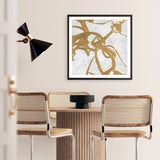 Goldplay (Square) Art Print