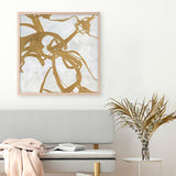 Goldplay (Square) Art Print