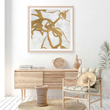 Goldplay (Square) Art Print