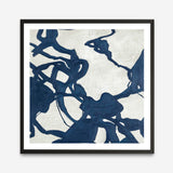 Blueplay (Square) Art Print