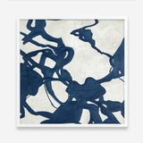 Blueplay (Square) Art Print