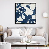 Blueplay (Square) Canvas Print