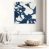 Blueplay (Square) Canvas Print