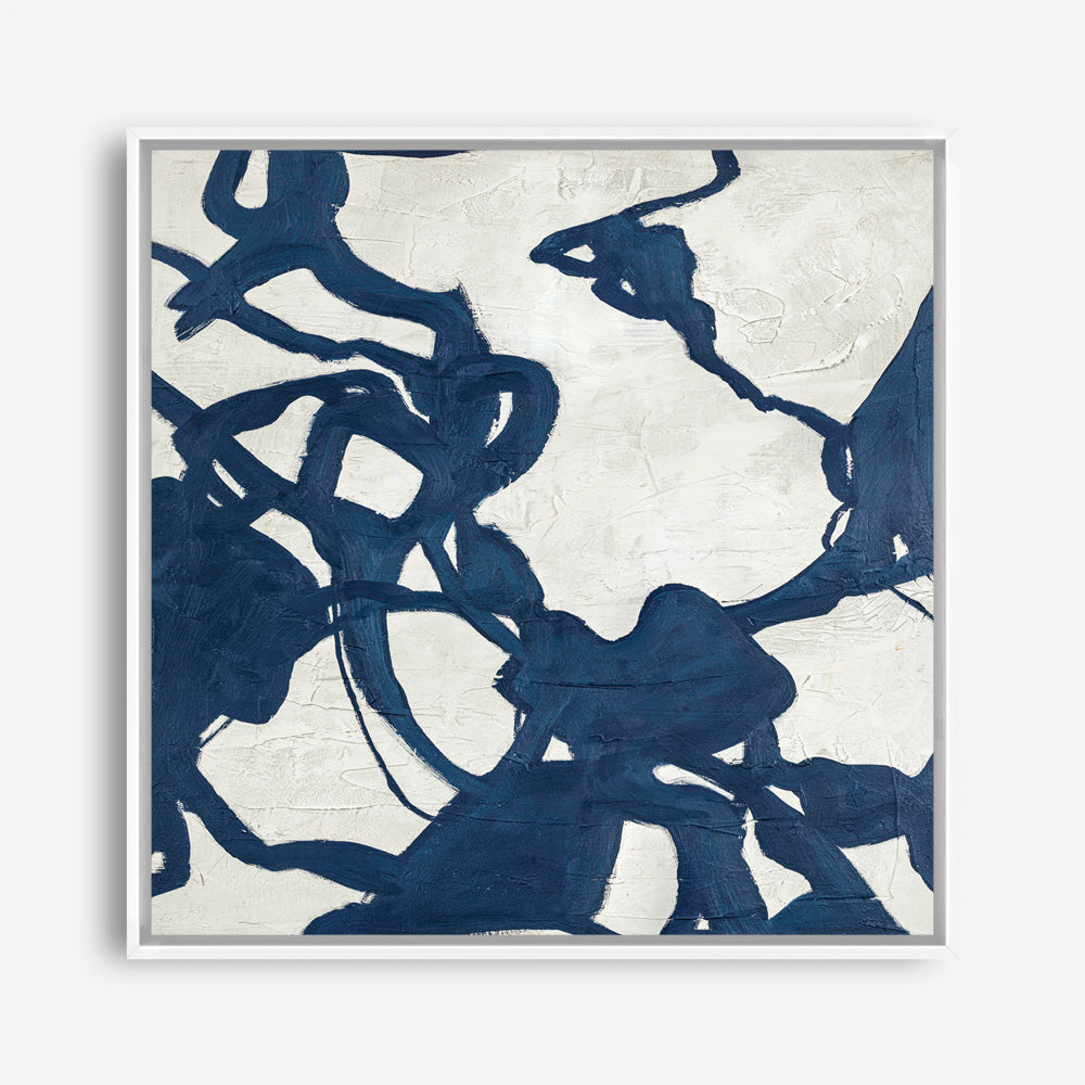 Blueplay (Square) Canvas Print