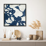 Blueplay (Square) Art Print