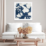 Blueplay (Square) Art Print