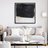 Blackout Variation (Square) Canvas Print