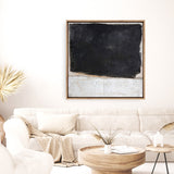 Blackout Variation (Square) Canvas Print