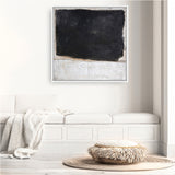 Blackout Variation (Square) Canvas Print