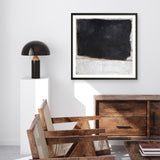 Blackout Variation (Square) Art Print