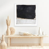 Blackout Variation (Square) Art Print