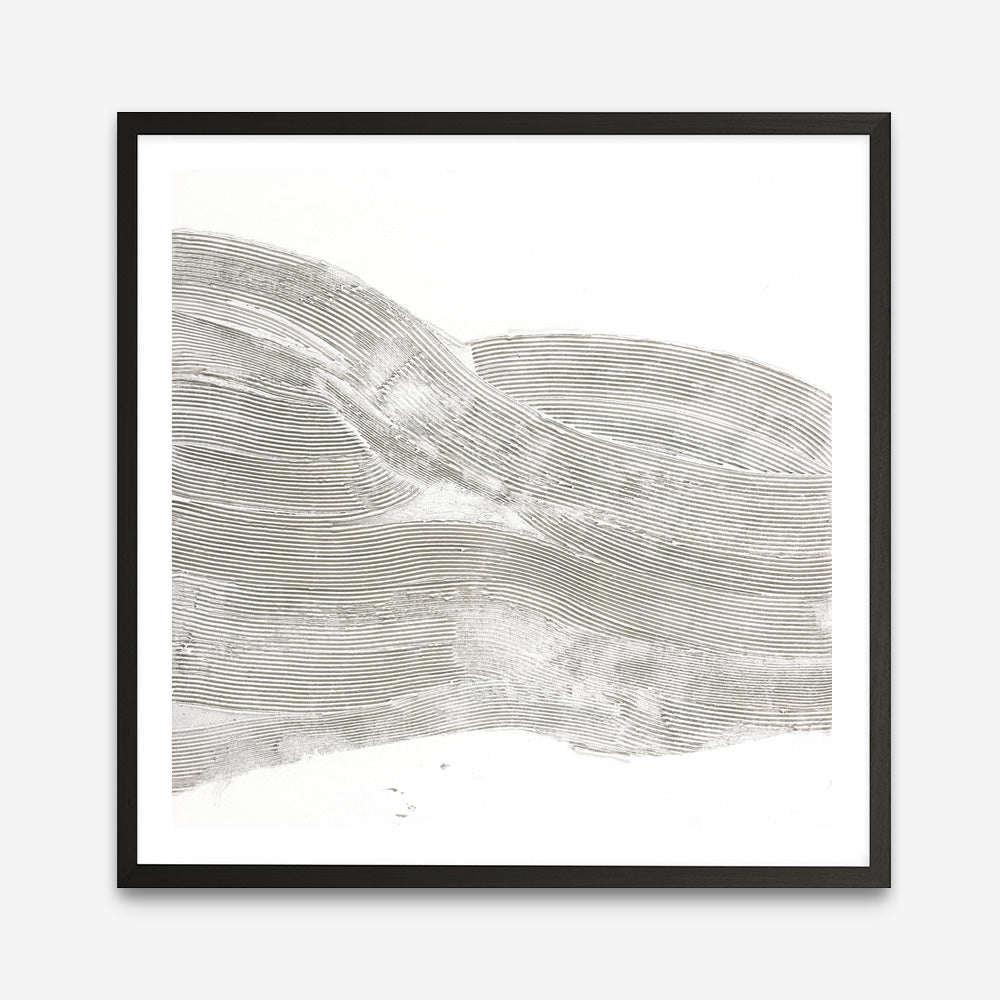 White Sculpture 1 (Square) Art Print