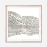 White Sculpture 1 (Square) Art Print