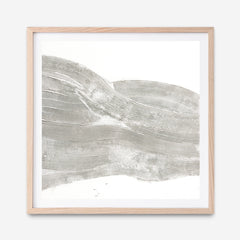 White Sculpture 1 (Square) Art Print
