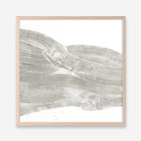White Sculpture 1 (Square) Art Print