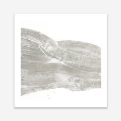 White Sculpture 1 (Square) Art Print