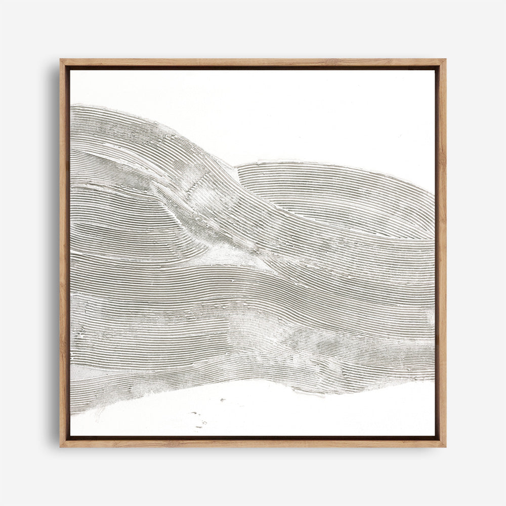 White Sculpture 1 (Square) Canvas Print