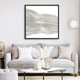 White Sculpture 1 (Square) Canvas Print