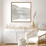 White Sculpture 1 (Square) Canvas Print