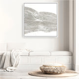 White Sculpture 1 (Square) Canvas Print