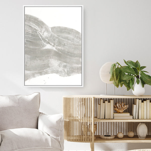 White Sculpture 1 Canvas Print