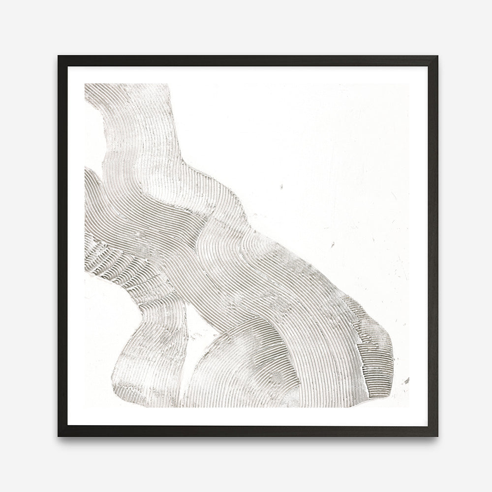 White Sculpture 2 (Square) Art Print
